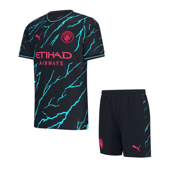 Trikot Manchester City Auswarts Kinder 2023-24